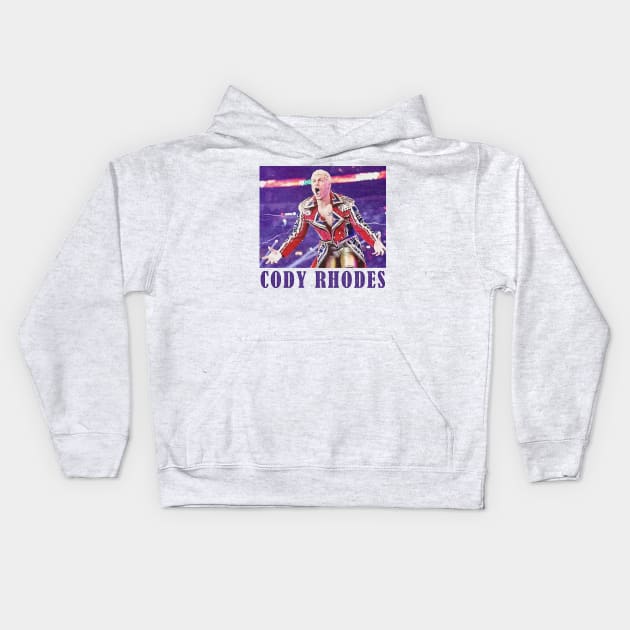 Cody Rhodes Kids Hoodie by ahmadist